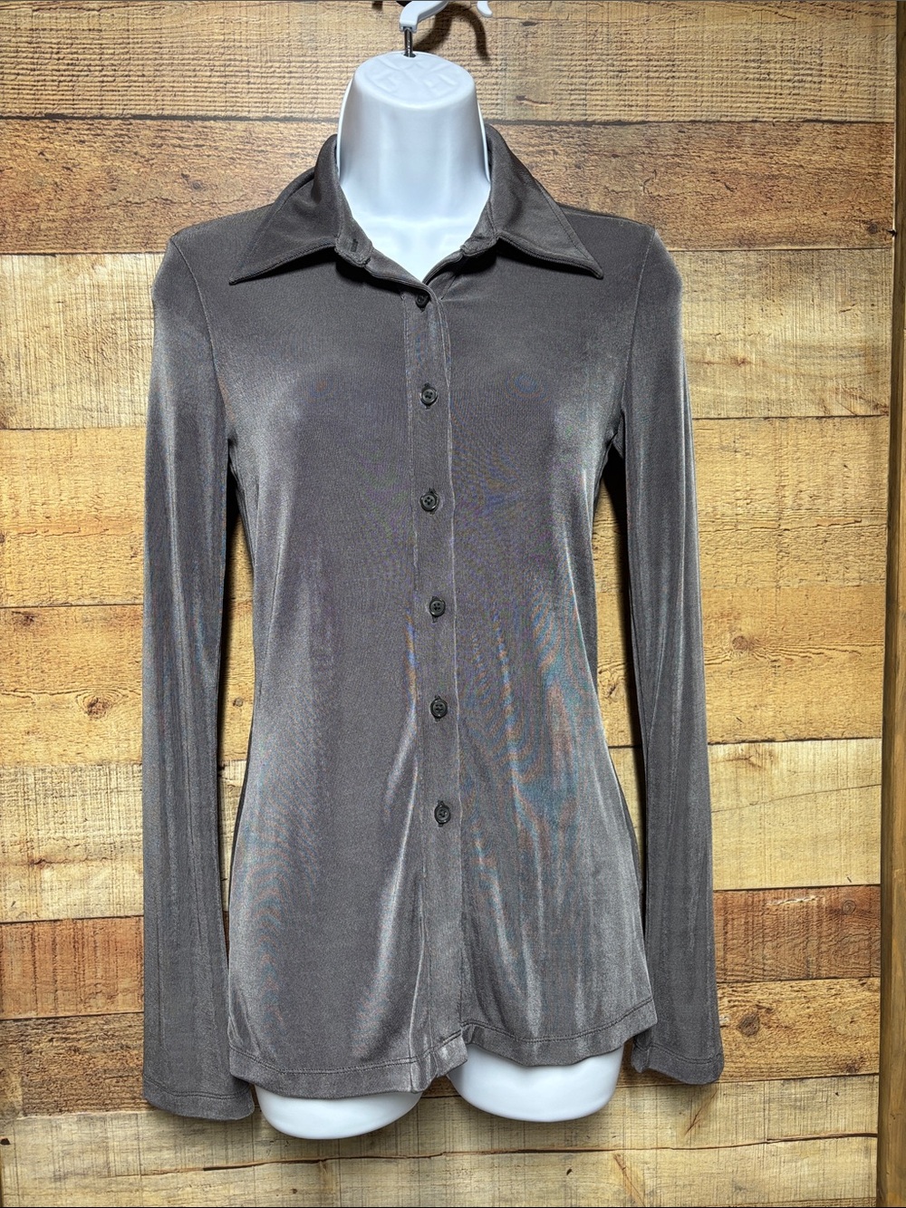 Kookai Gray bottom down blouse
